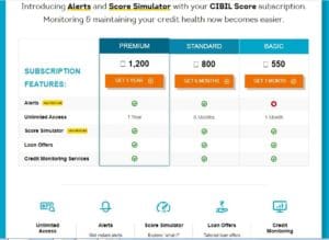 CIBIL subscription