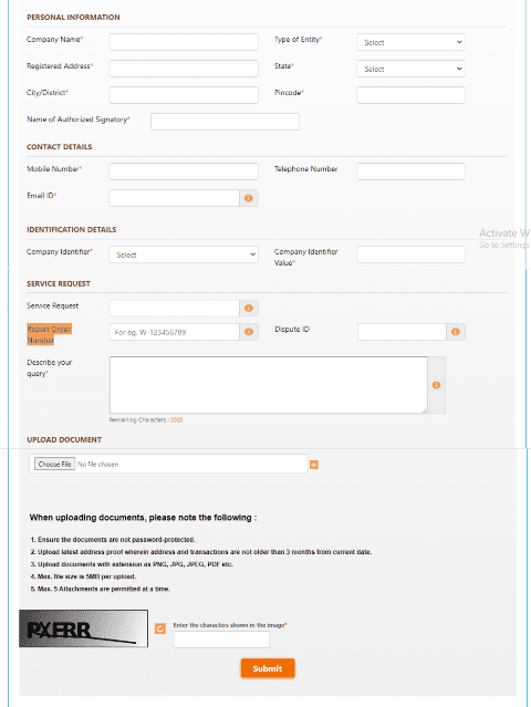 rectify company credit report- online dispute resolution