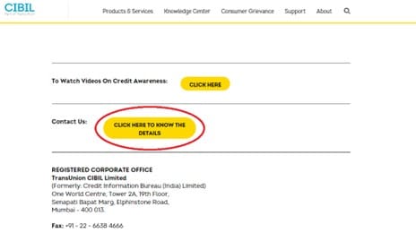 TransUnion CIBIL customer support