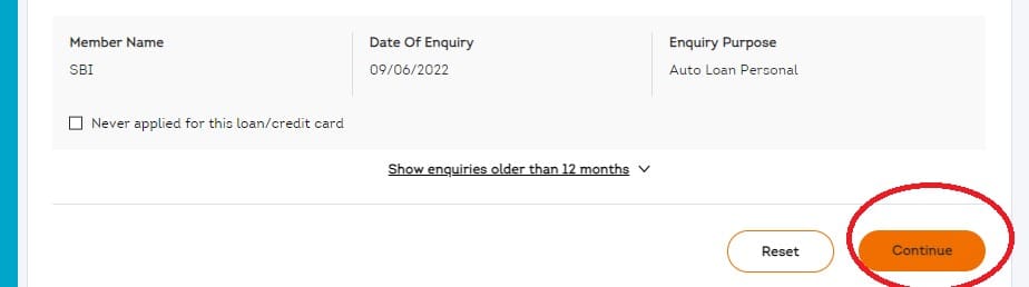 Raise dispute to remove enquiry from CIBIL report 2