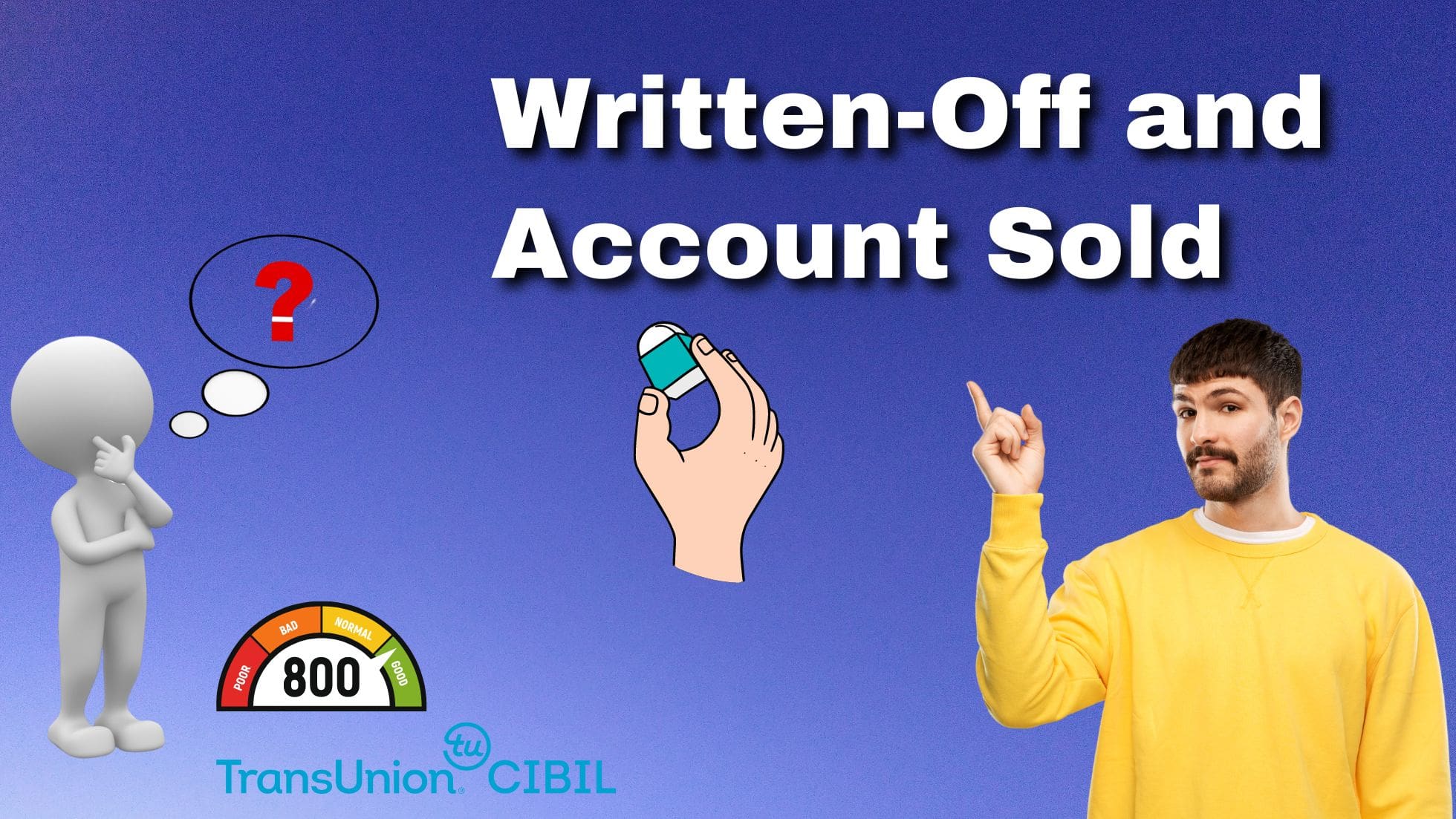 You are currently viewing Can you remove Written off and Account Sold status from your CIBIL report?